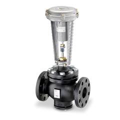 Valve assy 2W NO, 3" 100Cv Eq Pct Brass Trim Flanged 8" Pneu Act