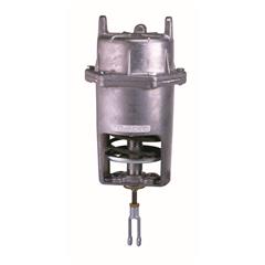 Damper Actuator, Pneumatic Number 6, 4" Stroke, 3-8 psi, Pivot Mount, Clevis