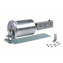 Damper Actuator, Pneumatic, Number 3, 2 3/8" Stroke, 3 to 7 psi, Integral Pivot with Pivot Post, Extended Shaft Mounting