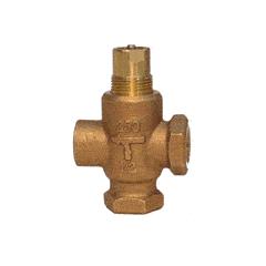 Valve, ANSI 250, MT Series, 3-Way, Mix, Linear, 1", Internal Thread x Internal Thread, 10 Cv, 8-13 psi