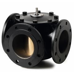 Vanne secteur brides PN6 3V DN80 kvs 100