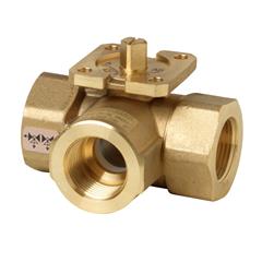 Vanne boiss. sphér. PN40 3V DN32 ChgO. L