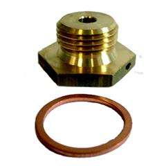 Nypel do montażu czujnika temperatury M10x1 w trójniku ½“